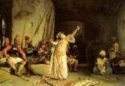 Arab or Arabic people and life. Orientalism oil paintings  239